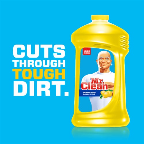 Mr. Clean Summer Citrus Antibacterial Multi-Surface Cleaner Perspective: bottom