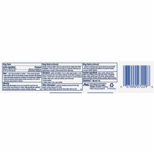 Crest Pro-Health Complete Protection Toothpaste Perspective: bottom