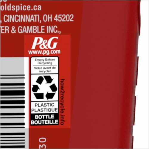 Old Spice High Endurance Pure Sport Body Wash Perspective: bottom