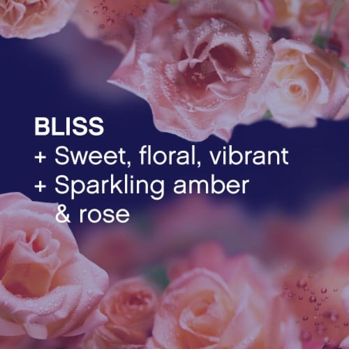 Downy Infusions Bliss Sparkling Amber Fabric Softener Dryer Sheets Perspective: bottom