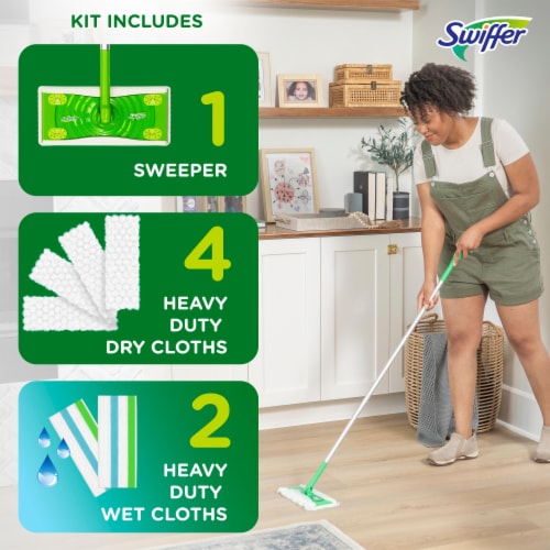 Swiffer Sweeper Pet Dry and Wet Starter Kit Perspective: bottom