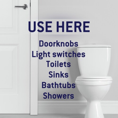 Microban 24 Hour Citrus Scent Bathroom Cleaner and Sanitizing Spray Perspective: bottom