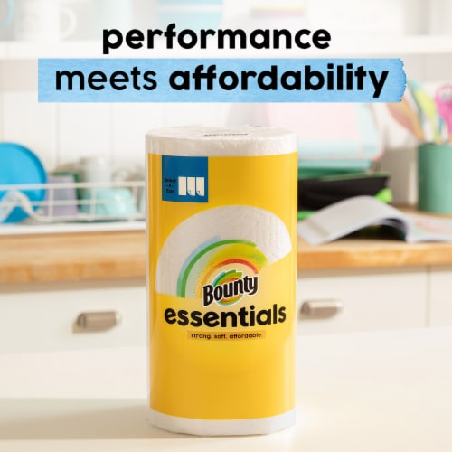 Bounty Essentials Select-A-Size White Double Roll Paper Towels Perspective: bottom