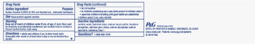 Crest® Cavity Protection Cool Mint Gel Toothpaste Perspective: bottom