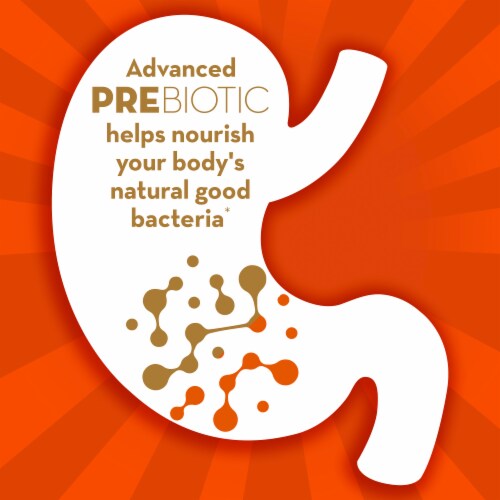 Align Advanced Prebiotic Fast-Acting Biotic Supplement Gummies Perspective: bottom