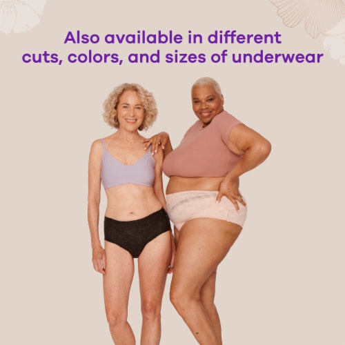 Always Discreet Boutique Very Light Long Size 2 Incontinence Liners Perspective: bottom