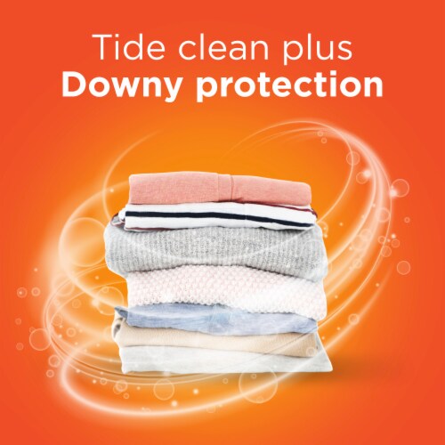 Tide HE April Fresh with a Touch of Downy Liquid Laundry Detergent Perspective: bottom
