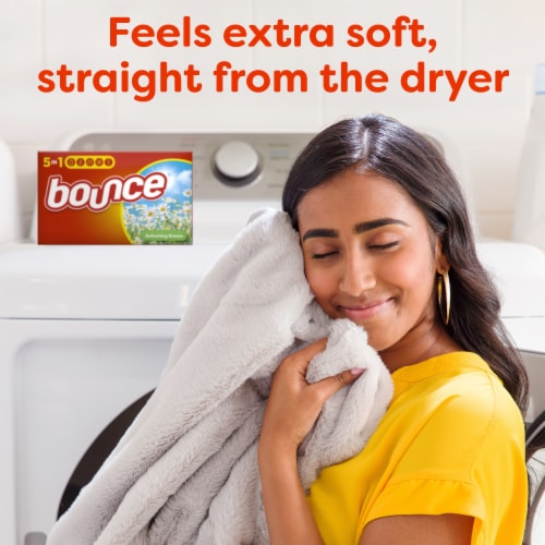 Bounce Refreshing Breeze Dryer Sheets Perspective: bottom
