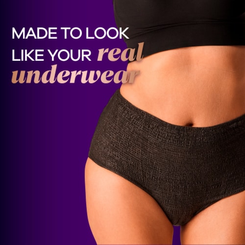 Always Discreet Boutique Black Low-Rise Maximum Size Small/Medium  Incontinence Underwear, 12 ct - Jay C Food Stores