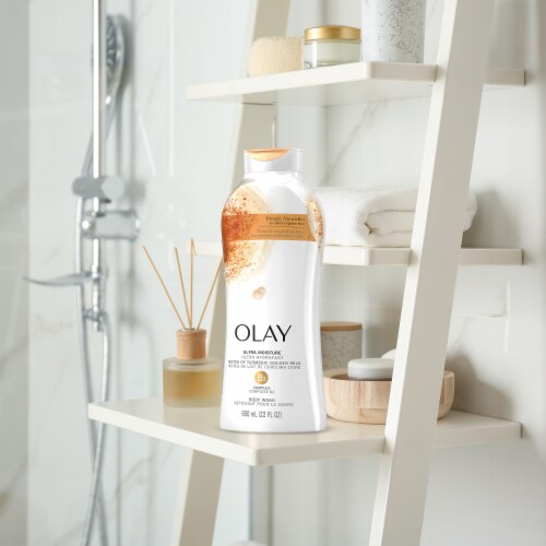 Olay Ultra Moisture with Notes of Turmeric Golden Milk Body Wash Perspective: bottom