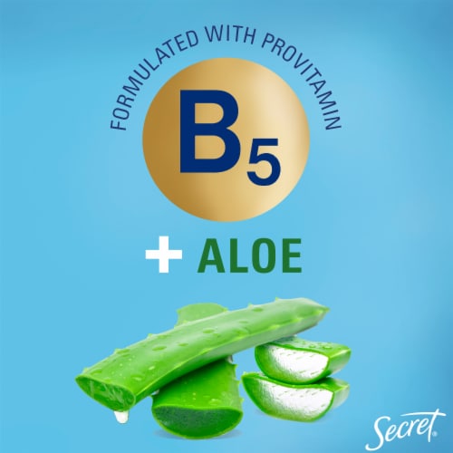 Secret® Derma+ Cooling B5 + Aloe Gel Antiperspirant Deodorant Perspective: bottom