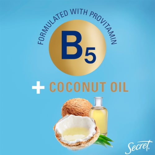 Secret® Derma+ Nourishing B5 + Coconut Oil Gel Antiperspirant Deodorant Perspective: bottom