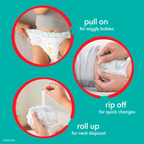 Pampers Cruisers 360 Baby Diapers Size 4 Perspective: bottom