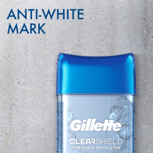 Gillette Clear Gel Wild Rain Anti-Perspirant Deodorant for Men Perspective: bottom