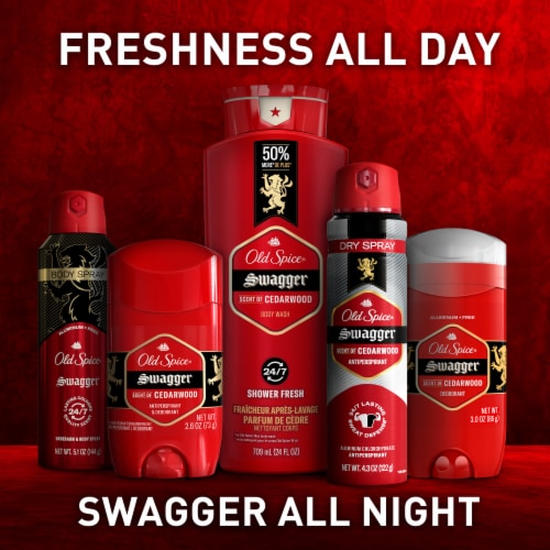 Old Spice Swagger Scent of Confidence Body Wash Perspective: bottom