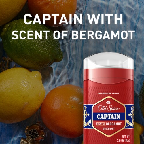Old Spice Red Collection for Aluminum-Free Men Deodorant Captain Scent 1-Pack Perspective: bottom