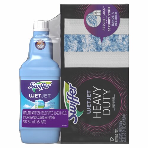 Swiffer Wet Jet Floor Mopping Refill Kit Perspective: bottom