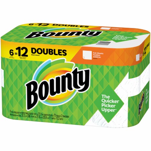 Bounty Double Roll Full-Sheet Paper Towels Perspective: bottom