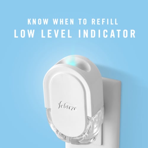 Febreze Bora Bora Odor-Eliminating Fade Defy PLUG Air Freshener Oil Refill Perspective: bottom