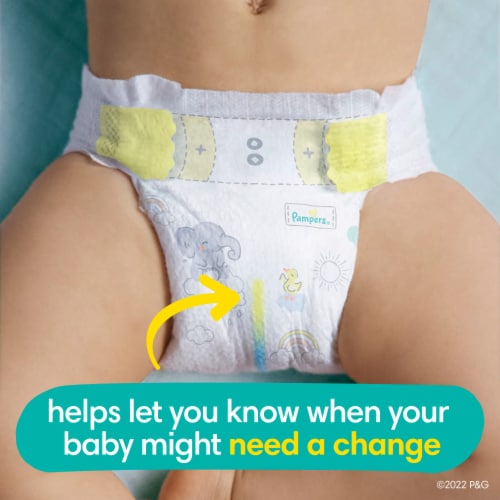 Pampers Swaddlers Newborn Diapers Perspective: bottom