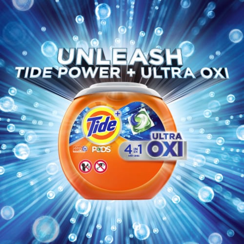 Tide Pods Ultra Oxi Original Scent Laundry Detergent Pods Perspective: bottom
