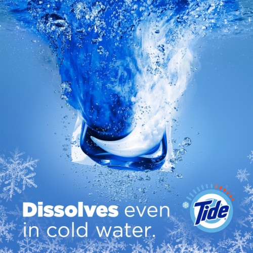 Tide PODS Ultra Oxi Liquid Laundry Detergent Soap Pacs Perspective: bottom