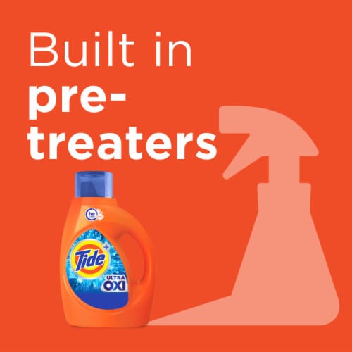 Tide HE Ultra Oxi Liquid Laundry Detergent Perspective: bottom