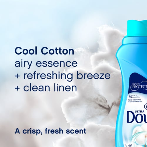 Downy HE Compatible Cool Cotton Rinse & Refresh Liquid Laundry Odor Remover  and Fabric Softener, 25.5 fl oz - Kroger