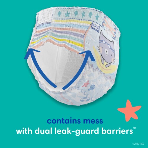 Pampers Splashers Medium Swim Diapers Perspective: bottom