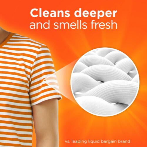 Tide Pods Fresh Coral Blast Laundry Detergent Pods Perspective: bottom