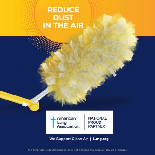 Swiffer Duster Heavy Duty Extendable Handle Pet Starter Kit & Refills Perspective: bottom