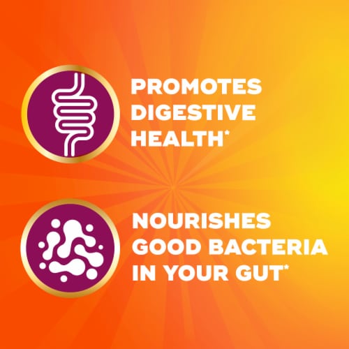 Metamucil Orange Flavored No Sugar Added Fiber Gummies Perspective: bottom