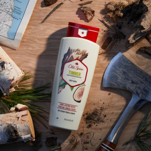 Old Spice Timber with Sandalwood Body Wash Perspective: bottom