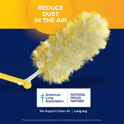Swiffer Duster Heavy Duty Super Extendable Handle Pet Starter Kit & Refills Perspective: bottom