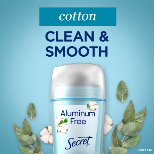 Secret® Cotton Aluminum Free Deodorant for Women Perspective: bottom