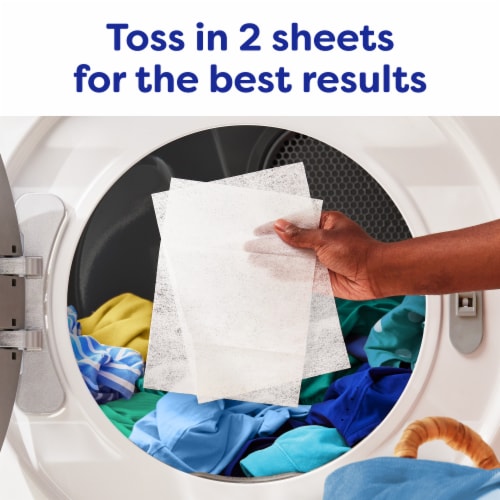 Bounce Free & Gentle Unscented Fabric Softener Dryer Sheets Perspective: bottom