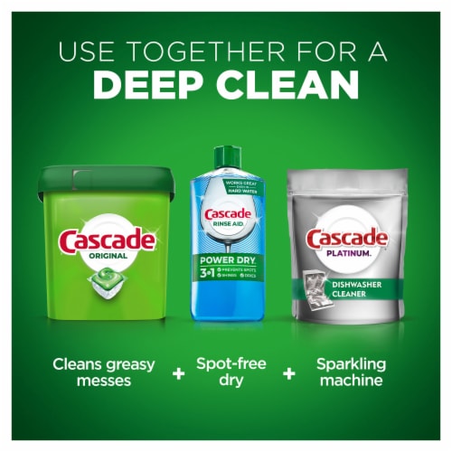 Cascade® Original ActionPac™ Fresh Scent Dishwasher Detergent Perspective: bottom