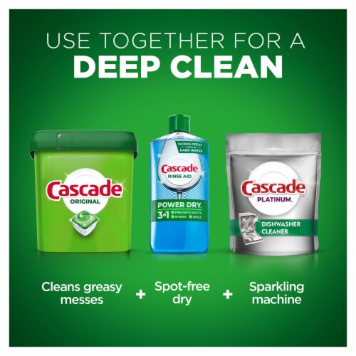 Cascade® Original ActionPac™ Fresh Scent Dishwasher Detergent Perspective: bottom
