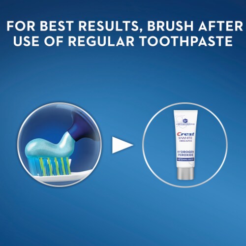 Crest 3D White Brilliance Hydrogen Peroxide Teeth Whitening Boost Perspective: bottom