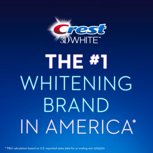 Crest 3D White Arctic Fresh Teeth Whitening Toothpaste Perspective: bottom