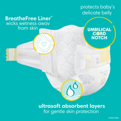 Pampers Swaddlers Newborn Diapers Perspective: bottom