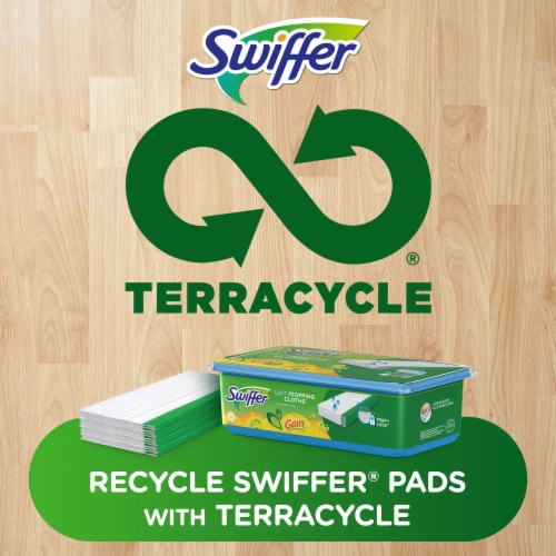 Swiffer Sweeper Gain Scent Wet Mopping Cloth Multi Surface Refills Perspective: bottom
