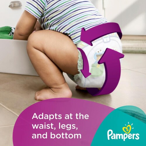Pampers Cruisers Size 3 Diapers Perspective: bottom