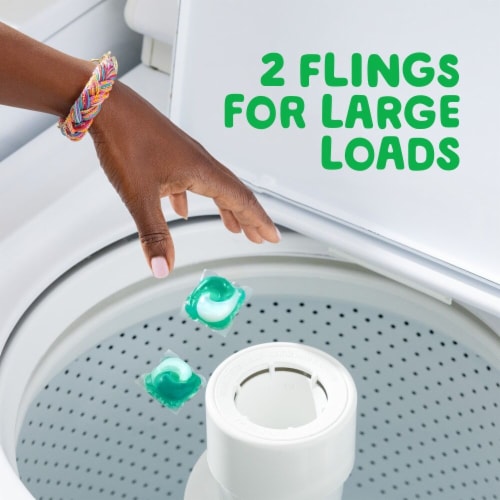Gain Flings Moonlight Breeze Laundry Detergent Pods Perspective: bottom