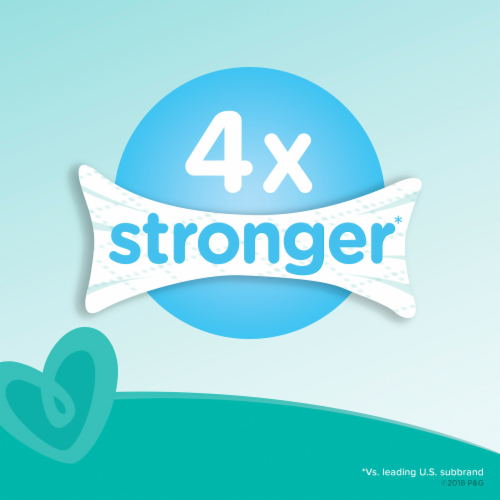 Pampers Complete Clean Baby Fresh Scent Wipes Perspective: bottom