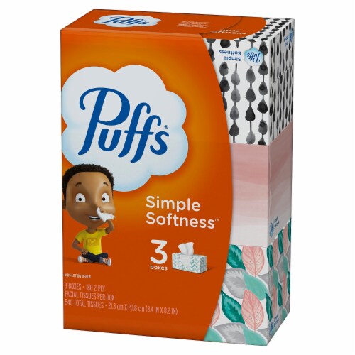 Puffs® 2-Ply Facial Tissue Perspective: bottom