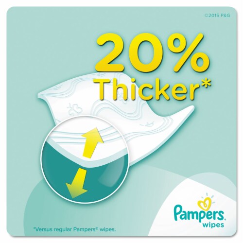 Pampers Sensitive Perfume Free Wipes Perspective: bottom