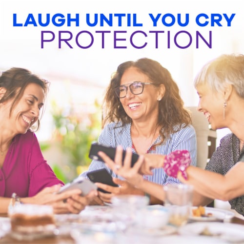 Always Discreet Adult Incontinence Liners for Women Very Light Absorbency Long Length Perspective: bottom