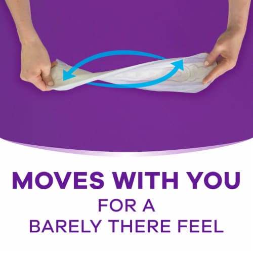 Always Discreet Incontinence Heavy Pads Perspective: bottom
