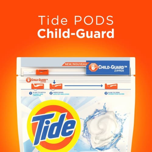 Tide PODS Free and Gentle Liquid Laundry Detergent Soap Pacs Perspective: bottom